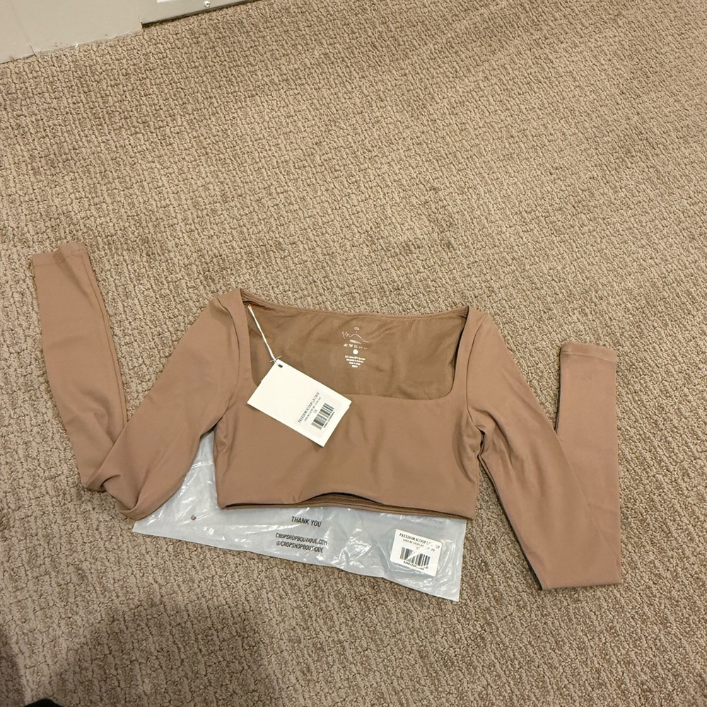 CSB Women's Tan Workout Top